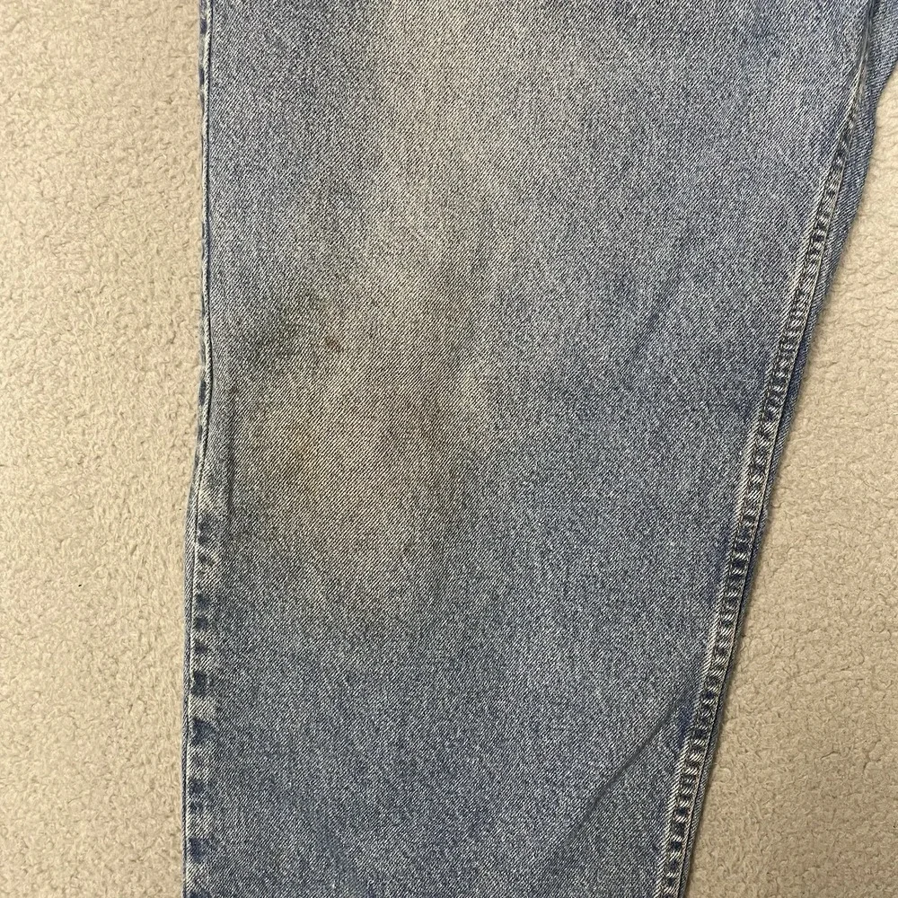 Vintage Levi's 468 Jeans Mens 42x30 Light Blue Relaxed Straight Denim Pants VTG